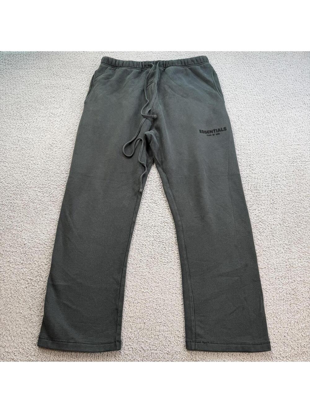 Fear Of God Essentials Sweatpants Mens XL Black Fleece Lounge Pants Streetwear